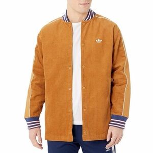 Adidas Original Corduroy Stadium Skateboarding Jacket Brown Size Men’s M